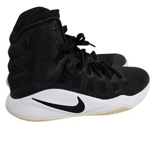 Nike Hyperdunk 2016 Size 8 Black White Basketball Shoes Zoom Sneakers USED